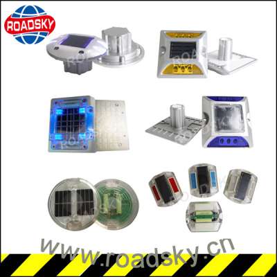 Round 3m LED Flashing Light Traffic Safety Solar Road Studs